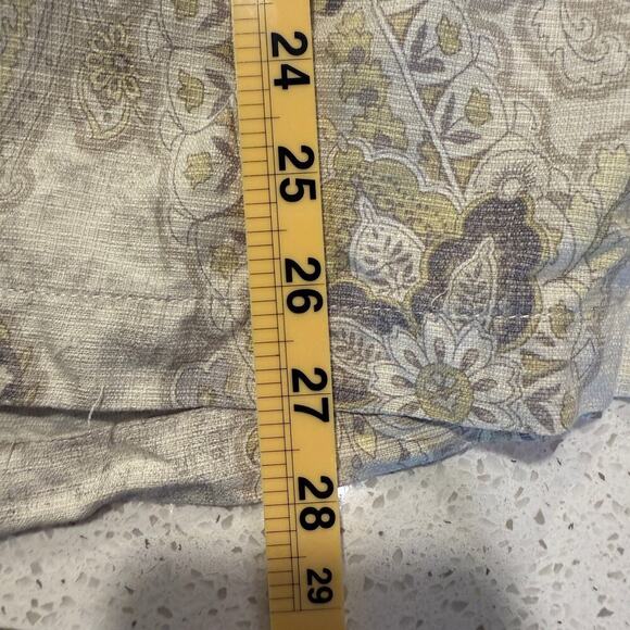 Tommy Bahama 100% Silk Paisley Short Sleeve Button Front Shirt Size L Casual - Picture 8 of 9